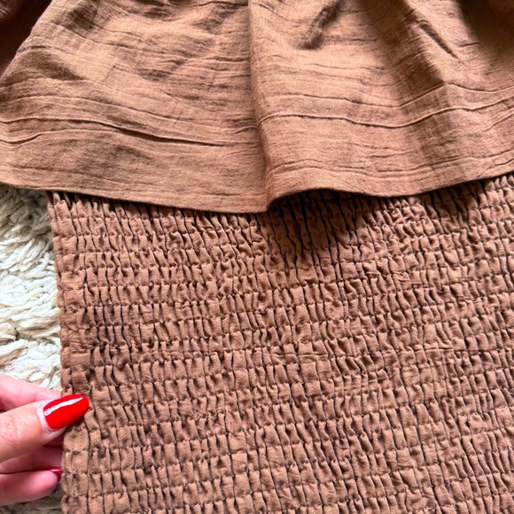 Anthropologie Smocked Off The Shoulder Dress NWT - Picture 6 of 10